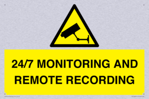24/7 MONITORING AND REMOTE RECORDING